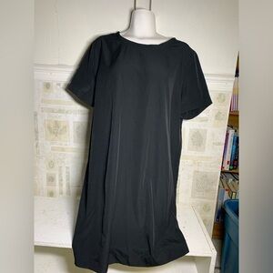 Large Joe Fresh black shift dress